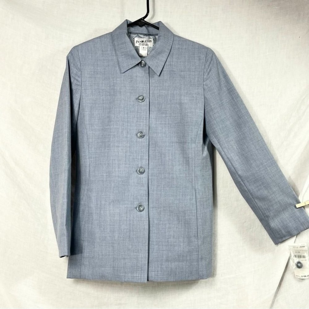 New! Pendleton 100% Wool Blazer Womens 6 Worsted Suit Professional Office Attire